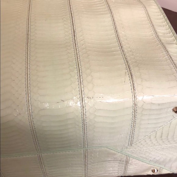 balenciaga python ice green A4 papier tote - Picture 4 of 7